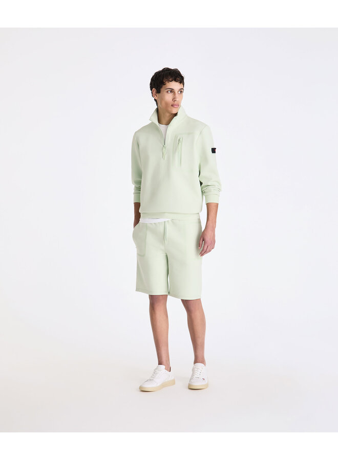 Peuterey half zip sweater Kent licht groen