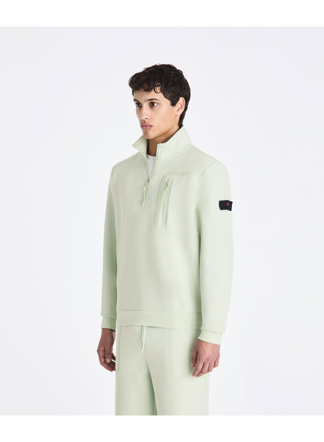 Peuterey half zip sweater Kent licht groen