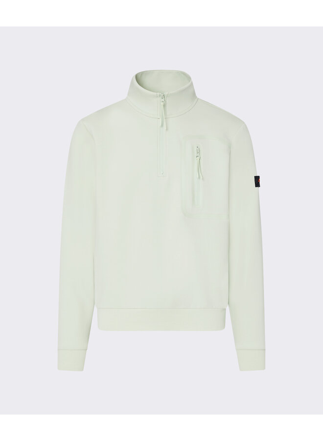 Peuterey half zip sweater Kent licht groen