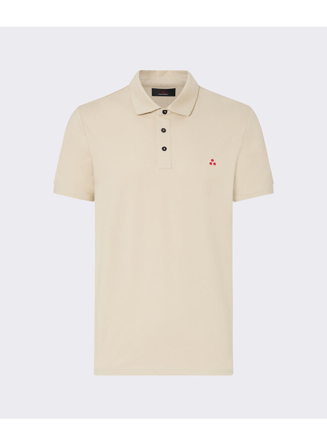 Peuterey Mezzola polo korte mouw beige