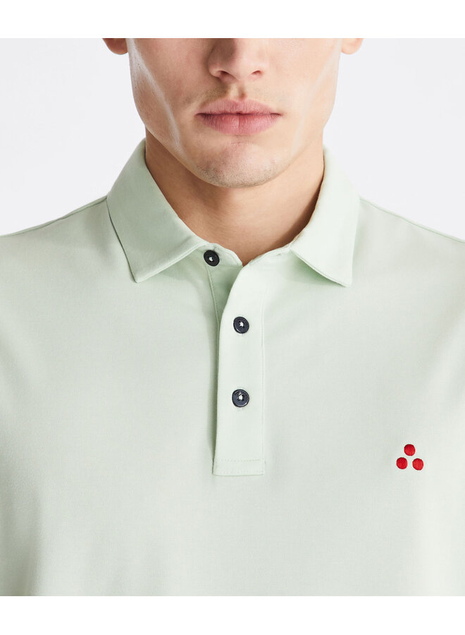 Peuterey Mezzola polo korte mouw licht groen