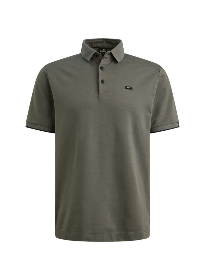 Vanguard pique blend polo korte mouw groen