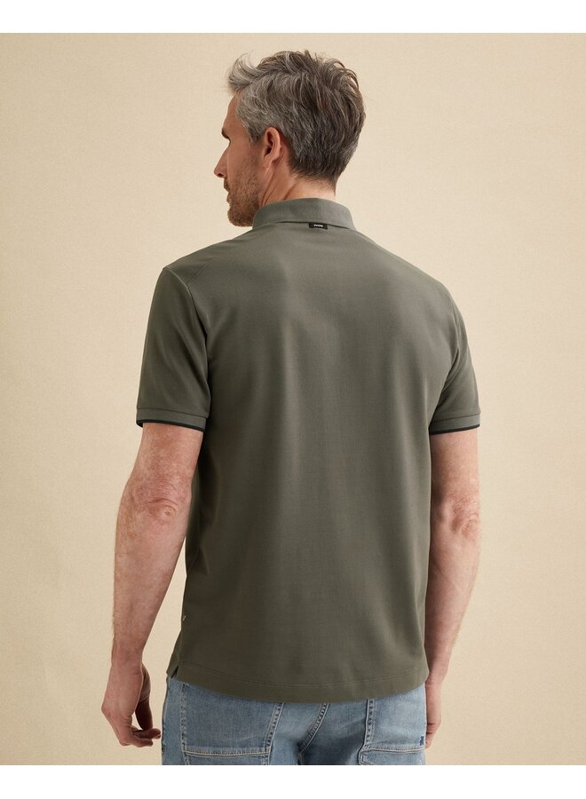 Vanguard pique blend polo korte mouw groen