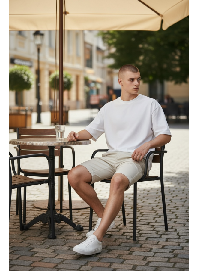 Mason's korte broek Torino licht beige