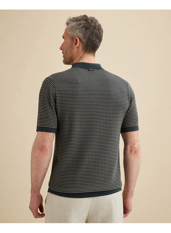 Vanguard polo korte mouw gebreid