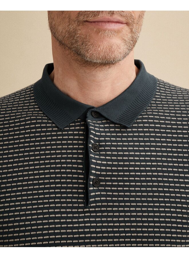 Vanguard polo korte mouw gebreid