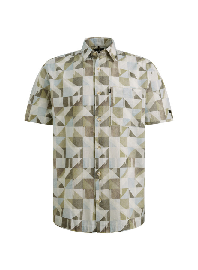 Vanguard overhemd korte mouw met all-over print