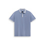 State of Art polo korte mouw met contrast kraag blue