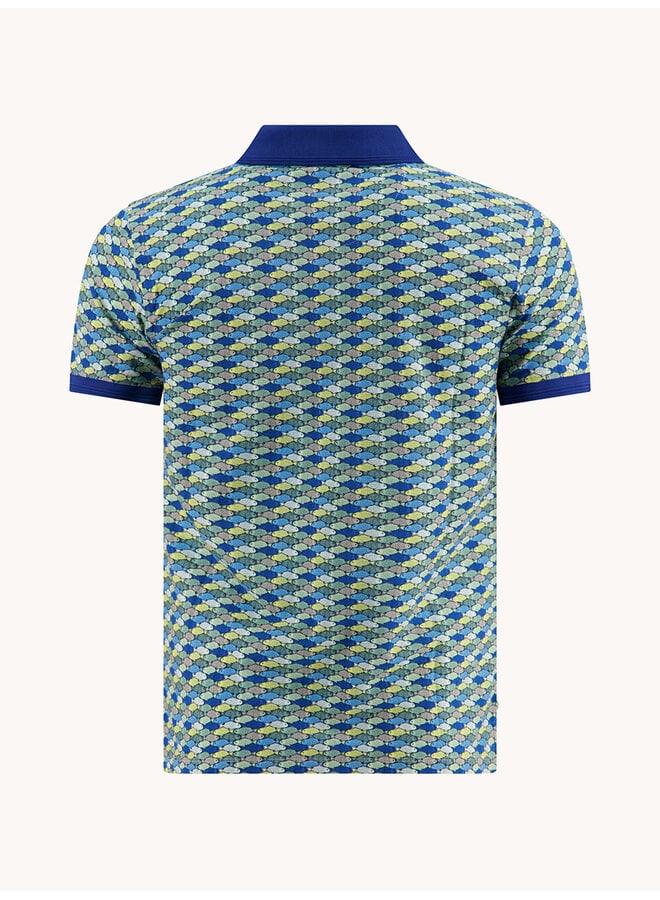 A Fish named Fred polo korte mouw graphic fish