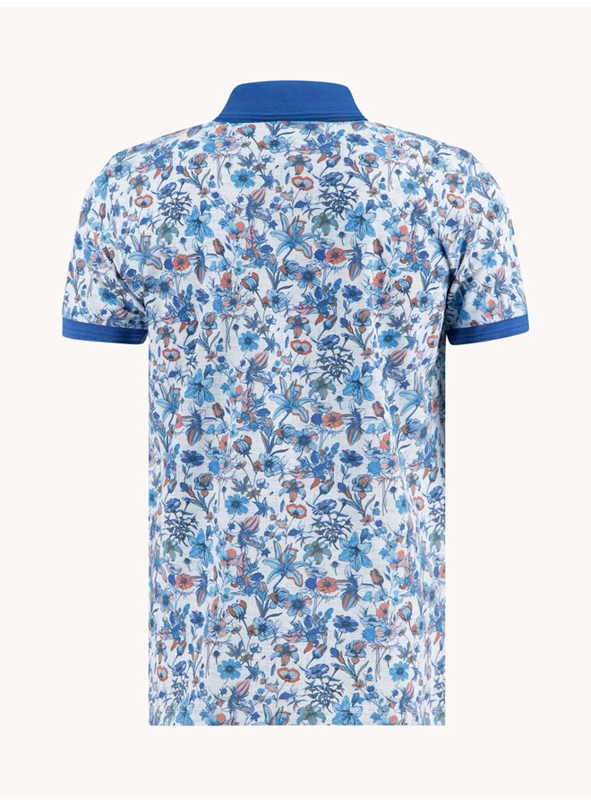 A Fish named Fred polo Floral print baluw