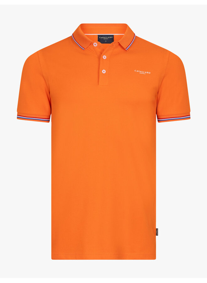 Cavallaro Napoli WK26 RWB polo oranje
