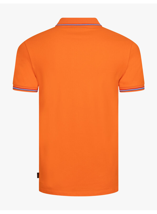 Cavallaro Napoli WK26 RWB polo oranje