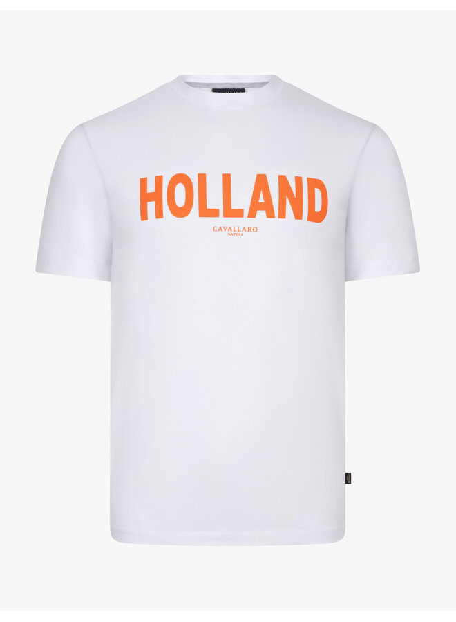 WK26 t-shirt korte mouw Holland wit