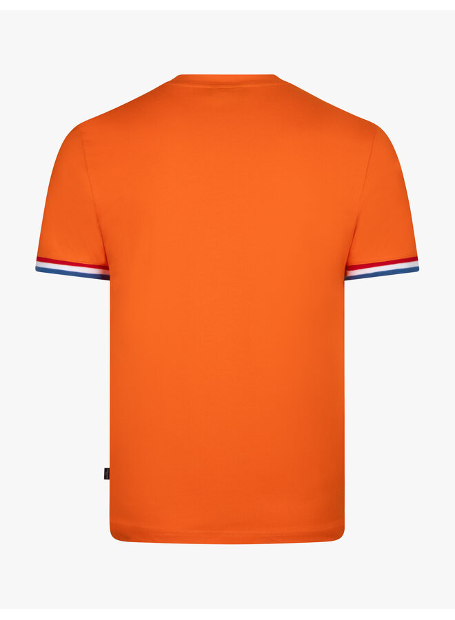 Cavallaro Napoli WK26 RWB tee oranje