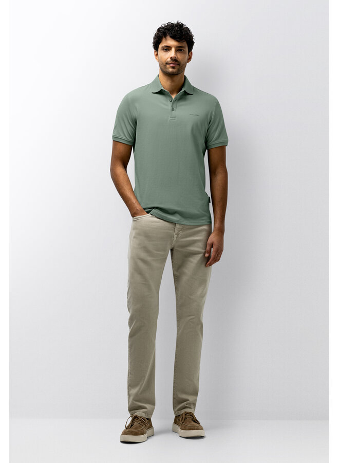 State of Art polo pique korte mouw groen