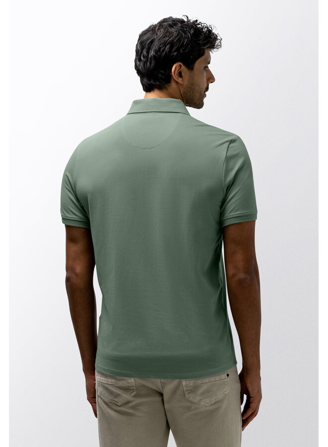 State of Art polo pique korte mouw groen
