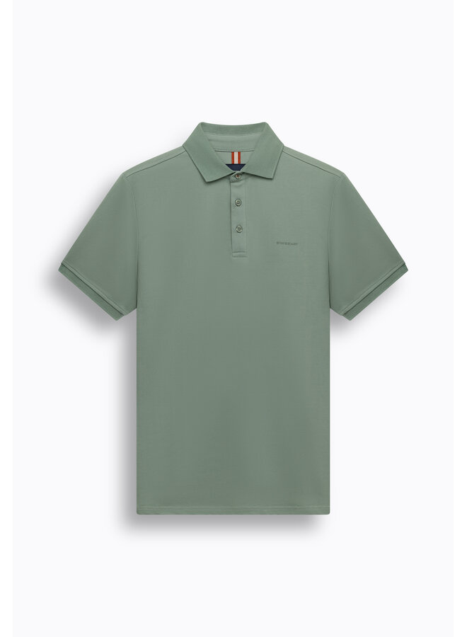 State of Art polo pique korte mouw groen