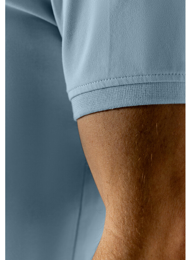 State of Art polo pique korte mouw licht blauw