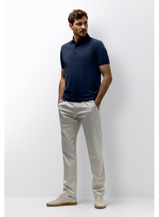State of Art polo pique korte mouw navy
