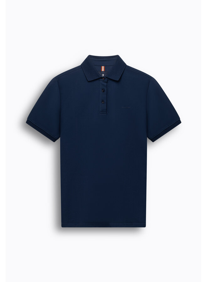 State of Art polo pique korte mouw navy