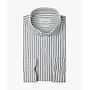 Profuomo Japanese Knitted shirt streep blauw