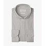 Profuomo Japanese knitted shirt streep purple