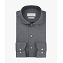 Profuomo Japanese knitted shirt faux uni blauw
