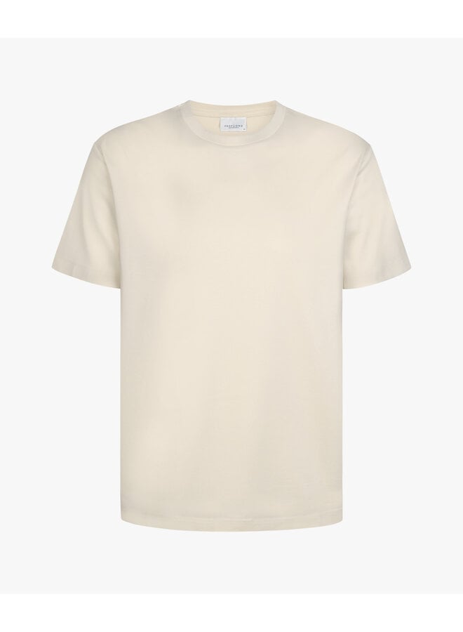 T-shirt ronde hals pima cotton off white