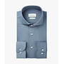 Profuomo Japanese knitted shirt jeans blauw