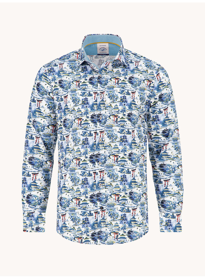 A fish named Fred Tokyo Trip shirt lange mouw