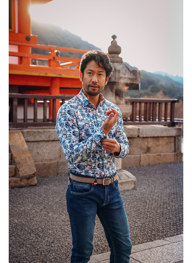 A fish named Fred Tokyo Trip shirt lange mouw