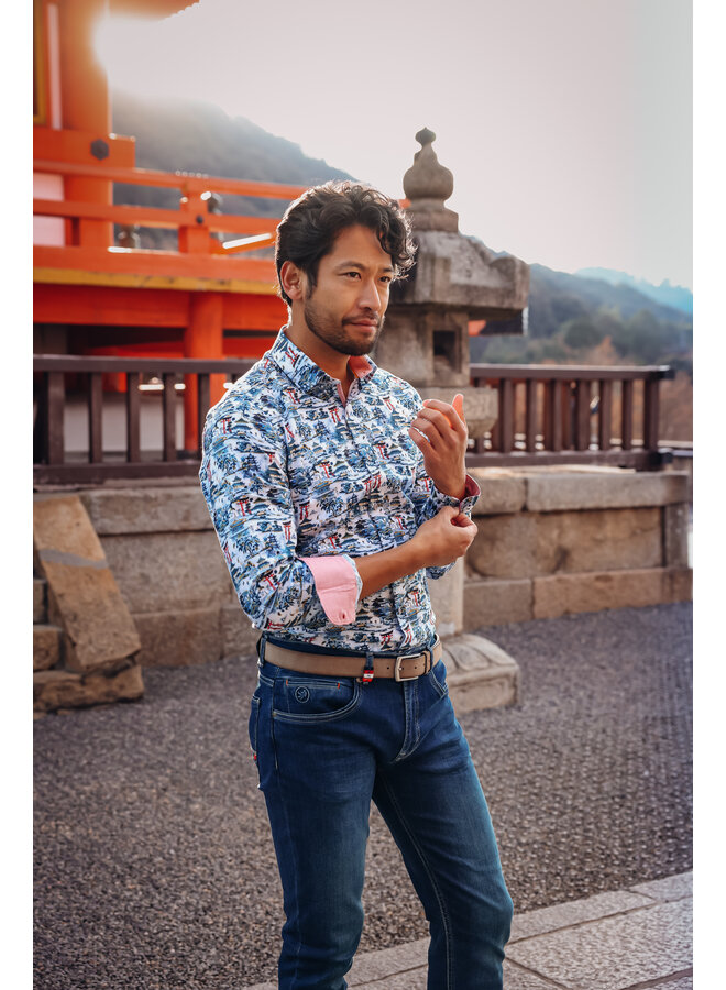 A fish named Fred Tokyo Trip shirt lange mouw