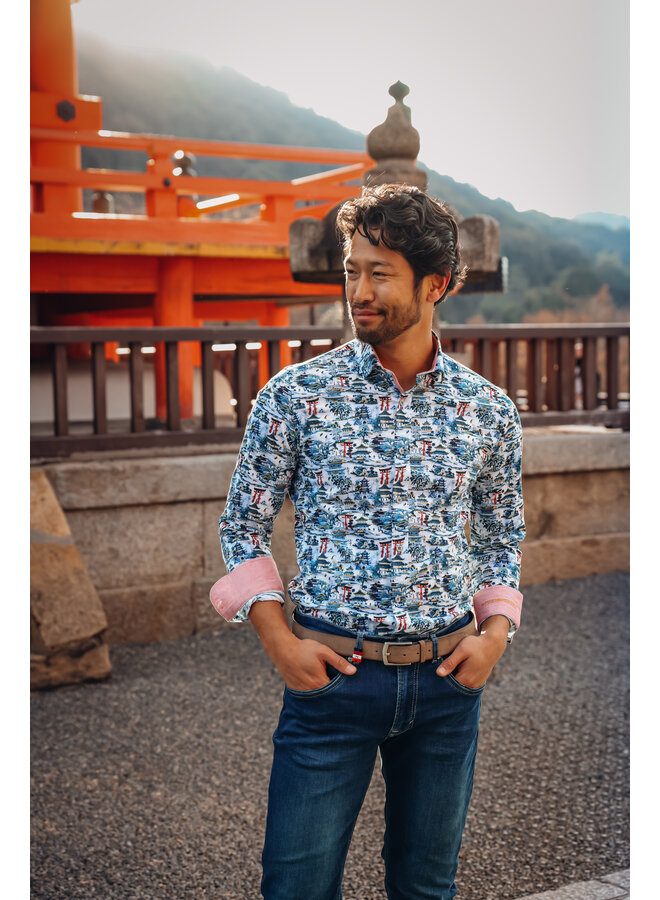 A fish named Fred Tokyo Trip shirt lange mouw