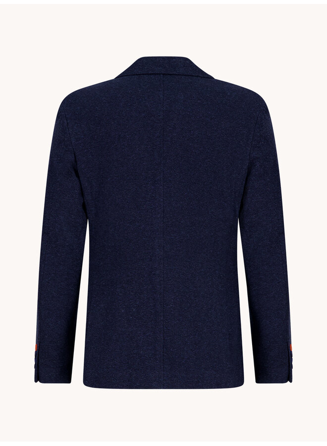 A Fish named Fred pique blazer dark navy