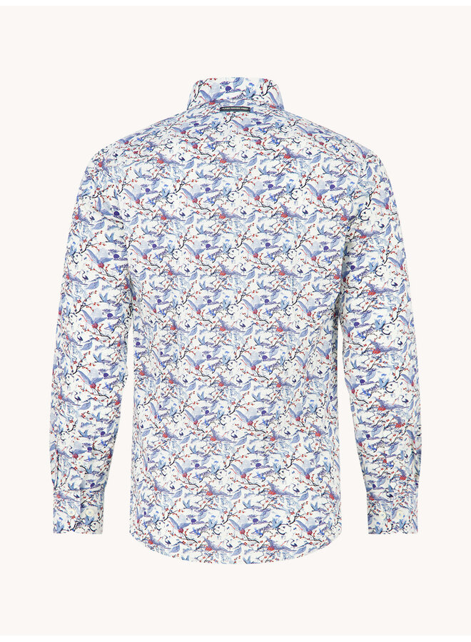 A fish named Fred Tokyo Trip shirt lange mouw Kraanvogel