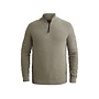 Vanguard half zip pullover met structuur groen