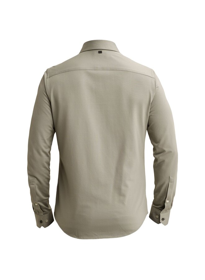 Vanguard shirt lange mouw jersey beige