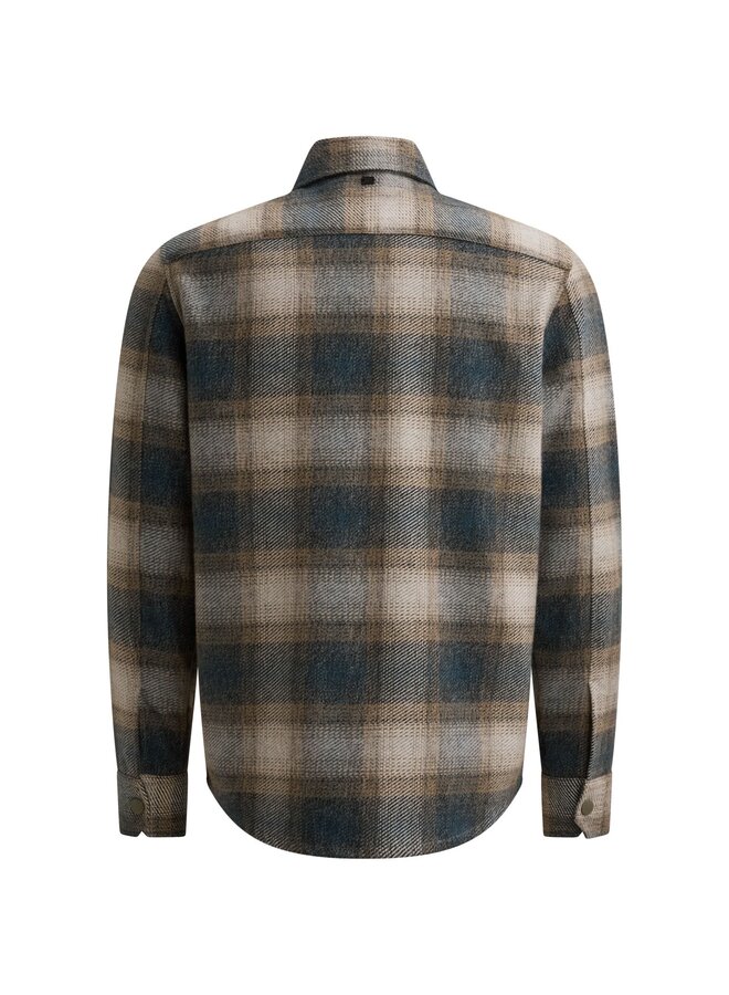 Vanguard overshirt met borstzak china blue