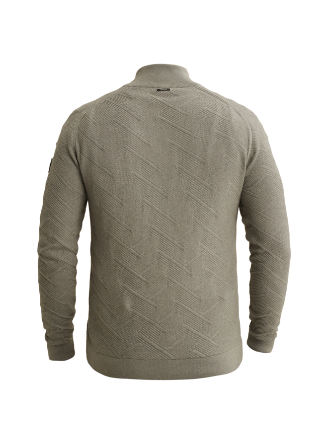 Vanguard half zip pullover structure groen