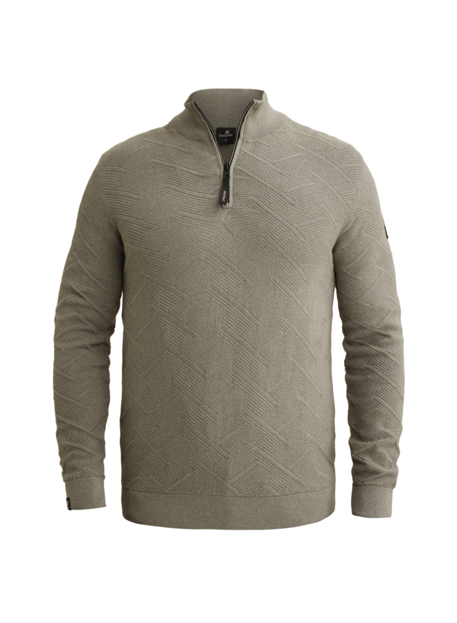 Vanguard half zip pullover structure groen
