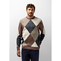 State of Art pullover ronde hals met Jacquard motief