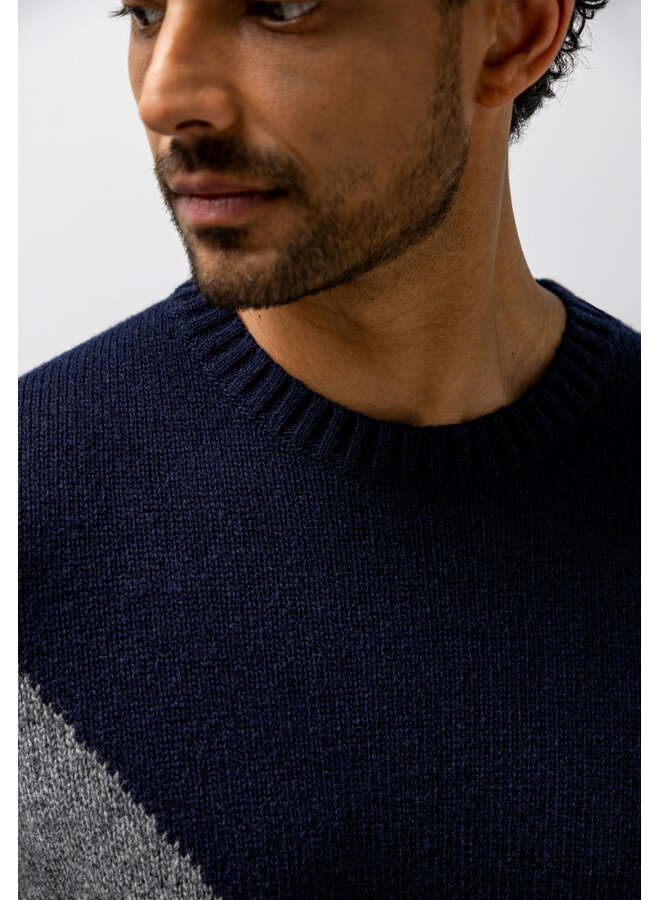 State of Art pullover ronde hals lamswol