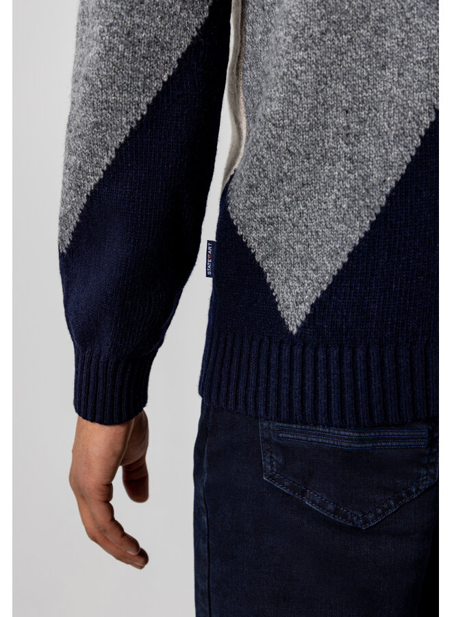 State of Art pullover ronde hals lamswol