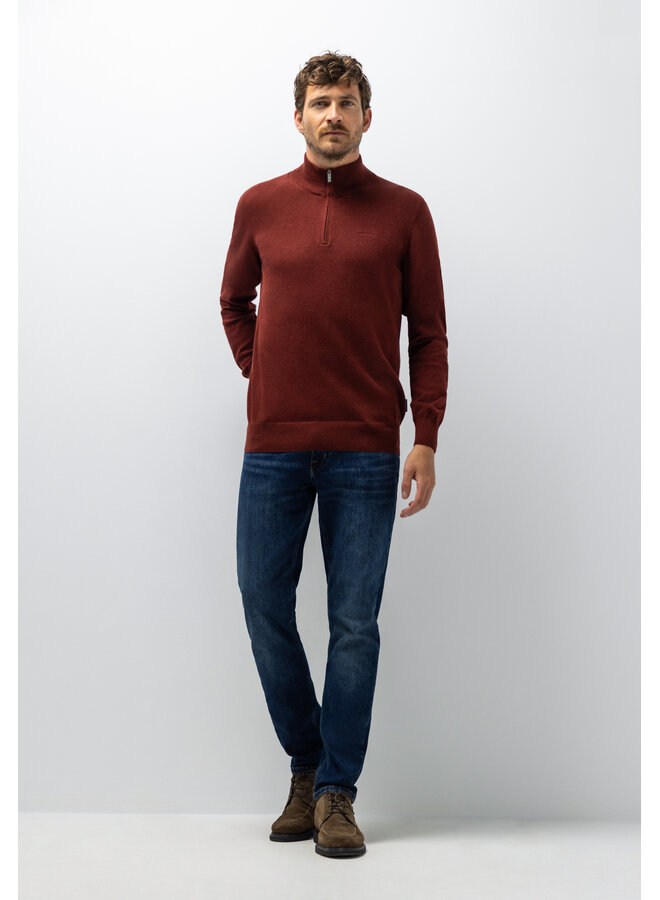 State of Art pullover half zip katoen