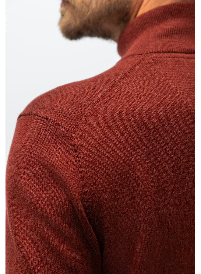 State of Art pullover half zip katoen