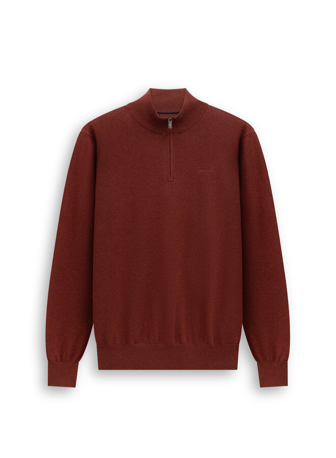 State of Art pullover half zip katoen