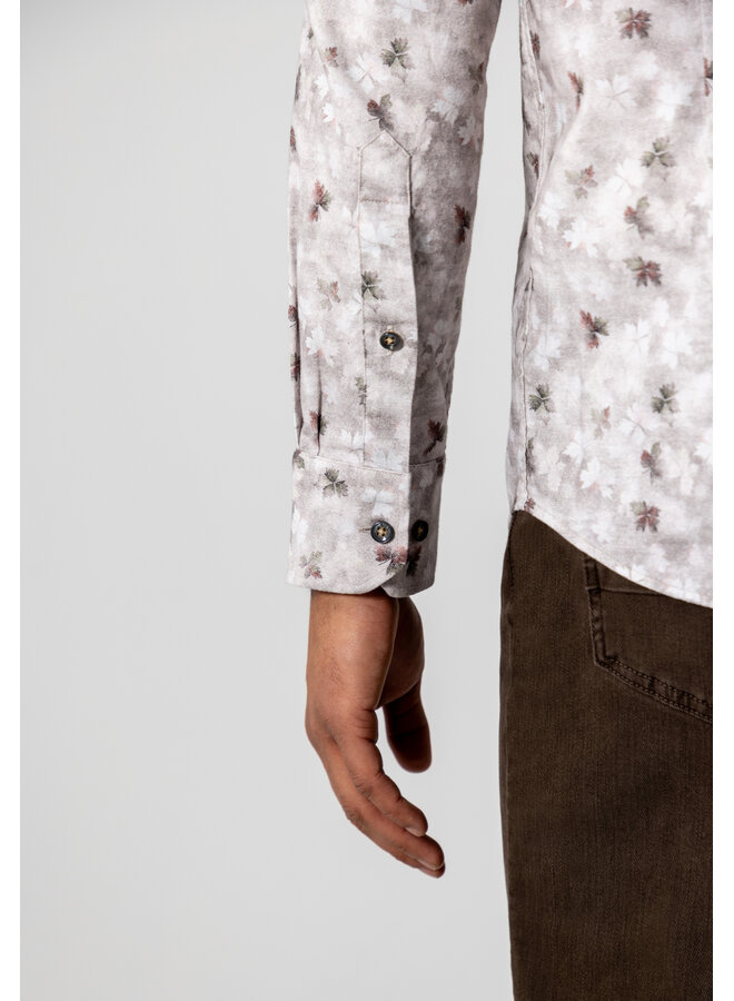 State of Art flanellen shirt print roze