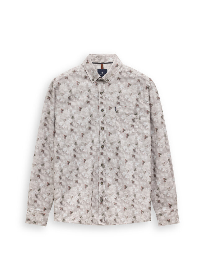 State of Art flanellen shirt print roze