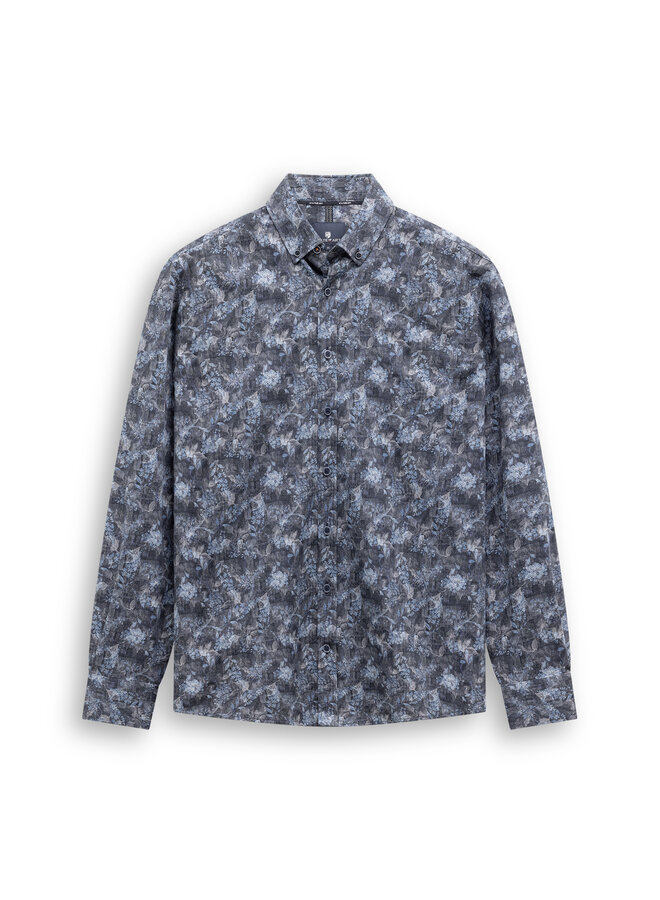 State of Art shirt all over print blauw