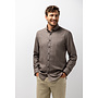 State of Art twill shirt donkerbruin